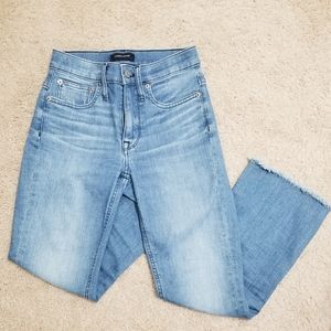 J. Crew blue denim demi-boot jeans